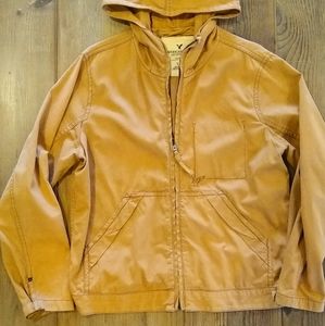 American Eagle Canvas Hooded Jacket